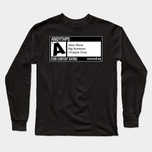 ESRB andyTHPS T-Shirt Long Sleeve T-Shirt